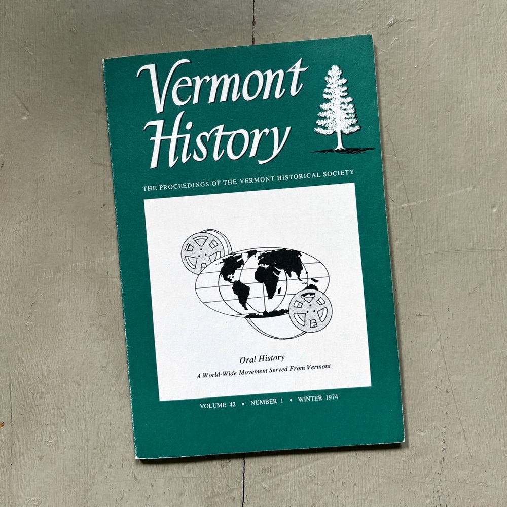 Winter 1974 Vermont History Heritage Artist Green Mountain State Yankee Folk Art